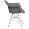 Flash Furniture Alonza Series Moss Gray Plastic Chair with Chrome Base, PK2 2-FH-132-CPP1-GY-GG - alternate 10